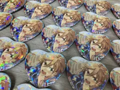 【37個セット】あんスタ　真白友也  とるパカ! あんさんぶるスターズ! ～ハート型缶バッジVol.5～ Ver.B 