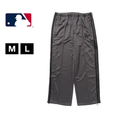 新品 未使用 MLB / メジャーリーグベースボール Lulu & Arnie 別注 サイドライン トラックパンツ【214874】ドジャースチャコール