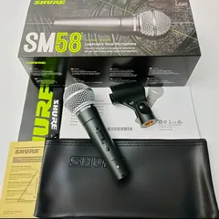 2024年最新】shure sm58－lce ボーカル用ダイナミックマイク マイクアクセサリ付き4点セットの人気アイテム - メルカリ