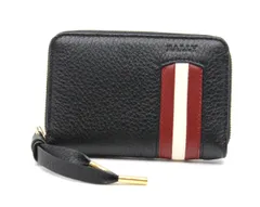 BALLY バリー コインケース 小銭入れ ラウンドファスナー ブラック 黒 ゴールド金具