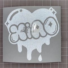 wayVネギ鈍器草鈍器　ペンライトステッカー　シャオジュン　ドロハートver