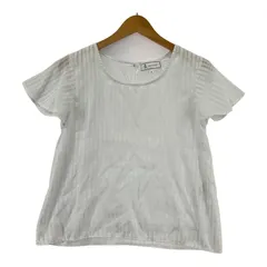 ROPE PICNIC ロペピクニック シアー プルオーバーブラウス size38/ホワイト