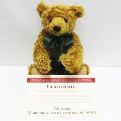 steiff シュタイフ テディベア  150 JAHRE MARGARETE STEIFF EXHIBITION TEDDY マルガレーテシュタイフ生誕150周年 グロウラー内蔵品 約35cm ブラウン ぬいぐるみ Z0001-0416③