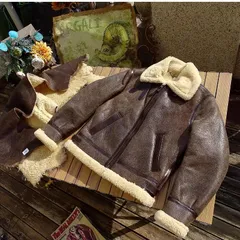 美品！ショット100周年記念限定 B6ムートン+スエード+ダウンジャケット