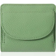 【新着商品】財布 ミニウォレット 財布 小さい財布 本革 大容量 二つ折り財布 コンパクトさいふ レディース スキミング防止 ミニ財布 ボックス型（アボカド） [DCLKO]