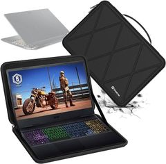 Smatree 호환품 하드 EVA 보호 슬리브 케이스 15.6 인치 Acer Nitro 게이밍 노트북 전용 하드 케이스 방수 & 내충격 케이스 노트북 가방(Black, For Acer 15.6 인치(M107))