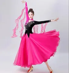 大人気ストーン付スタンダードドレス 発表会 競技会 デモにも最適な華やか衣装