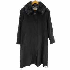 バルマン BALMAIN カシミア100ステンカラーファーコート レディース  11のサムネイル