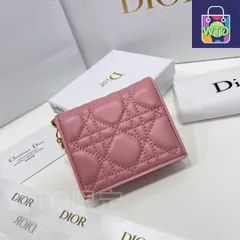 【今日特価】Dior ディオール ミニレディーディオールウォレット 羊皮革にトグルステッチクラシックデザイン-WTO輸入2