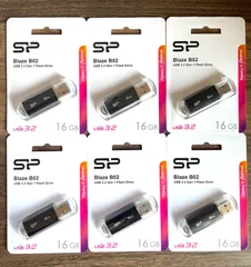 USBメモリ 16GB シリコンパワーUSB3.1ヘアライン仕上げ【6個セット】