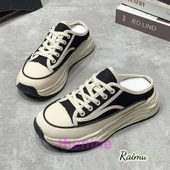 ウェッジソール 厚底 スニーカー かかとなし レディース スリッポン 疲れない 歩きやすい スポーツサンダル レースアップ スリッパ バブーシュ カジュアル