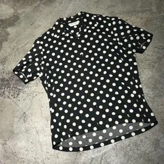 SAINT LAURENT 半袖シャツ 星柄 ブラック ケリングタグ付き SAINT LAURENT サンローラン 21SS 531956 Y2D48 キューピッド