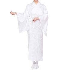 [mi・mimiri] 御仕立上がり長襦袢（綸子地紋入り）肌着 下着 和装 着物