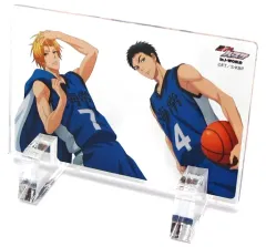 【中古】アクリルスタンド・アクリルパネル 黄瀬涼太＆笠松幸男 アクリルスタンド 「黒子のバスケ in J-WORLD TOKYO」 ミニアトラクション マネージャーのお仕事 B賞