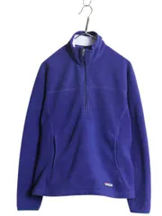 【お得なクーポン配布中!】 パタゴニア シンチラ マースピアル フリース ジャケット レディース L 古着 10年製 Patagonia アウトドア プルオーバー ハーフジップ 廃盤