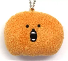 【中古】キーホルダー もぐらコロッケ(口開け) 「自分ツッコミくま×ちいかわ なんか小さくてかわいやつ ナガノマーケット 鈴入りおかおマスコット」