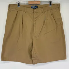 古着 ポロバイラルフローレン Polo by Ralph Lauren ショートパンツ ポロチノ 大きいサイズ TYLER SHORT ショーツ 42T  ベージュ系 メンズ