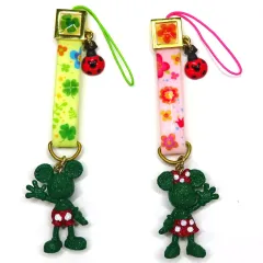 【中古】ストラップ ミッキーマウス＆ミニーマウス ストラップセット 「東京ディズニーシー・スプリングカーニバル2010」 東京ディズニーリゾート限定