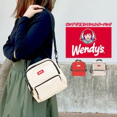 【新品】 ショルダーバッグ ミニリュック 斜めがけ 旅行 かわいい コンパクト 子ども 自転車 フェス アウトドア プレゼント キュート ウェンディーズ USA アメリカン 雑貨 ハンバーガー ショップ Wendy's