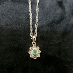 エメラルド 鑑別 ネックレス 新品未使用