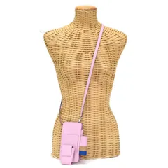 エルメス HERMES エルメス ウェイ エプソン (レザー) SV金具 U刻印2022年 083029CK フォンケース クロスボディ モーブシルベストル (ピンク)  ビスキュイ (ブラウン) / ブルーフランス (ブルー) 正規品 中古 mbj10017
