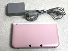 【DH1224】動作確認済 ニンテンドー3DS LL ピンク ホワイト 本体 充電器付き SPR-001