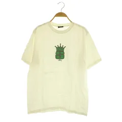 ステューシー STUSSY エスクラウンプリントTシャツ 半袖 クルーネック オフホワイト /MY ■OS ■SHのサムネイル