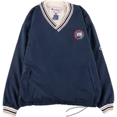 古着 チャンピオン Champion Vネック ナイロンプルオーバー メンズXL/eaa368609