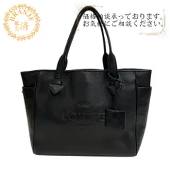 【極美品✨】ロエベ　トートバッグ　ハンドバッグ　肩掛け　ヘリテージ　A4可能　黒 LOEWE ブラック トートバッグ