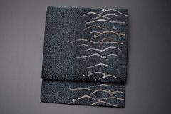 専用帯8582 ●高級 正絹 絽塩瀬 夏帯 名古屋仕立て 名古屋帯 流れ星 専用帯8582 ○高級 正絹 絽塩瀬 夏帯 名古屋仕立て 名古屋帯 流れ星