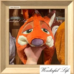 【即納在庫】ディズニー 上海ディズニー公式グッズ Wonderful Life shop 海外限定 ディズニー ズートピア ニック  ジュディ ファンキャップ 帽子 被り物 マフラー  ぬいぐるみ  上海ディズニーランド 海外限定 フラッシュ