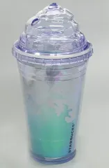 【中古】マグカップ・湯のみ ロゴコールドカップタンブラー ホイップミラー 16oz(470ml) 「スターバックスコーヒー」