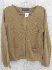 ◇ green label relaxing UNITED ARROWS 長袖 カーディガン ブラウン系 * 1002800188703 【中古】 【1002800188703】
