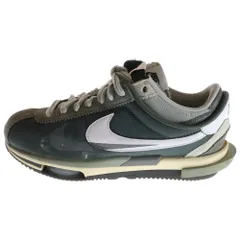 NIKE (ナイキ) ×SACAI ZOOM CORTEZ IRON GREY サカイ ズーム コルテッツ アイロン ローカットスニーカー グレー US11/29cm DQ0581-001