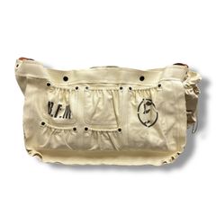 参考上代48400円 FAF refomed REFOTYPE Shoulder Bag コラボ キャンバス ショルダーバッグ 鞄 エフエーエフ リフォメッド FR-002 キナリ系　94147A2