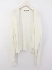 ◇ A day in the life UNITED ARROWS 長袖 ニット カーディガン オフホワイト系 レディース P  【1212150010054】
