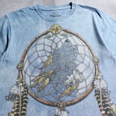 【THE MOUNTAIN】2013年 ドリームキャッチャー Tシャツ ネイティブアメリカン お守り タイダイ マウンテン