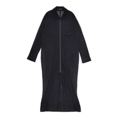 新品タグ付き ワイズ Y's ノースリーブ ロング ジレサマー ブラック WOMEN】18Gワイドリブ シルク ノースリーブクルーネック SL8S