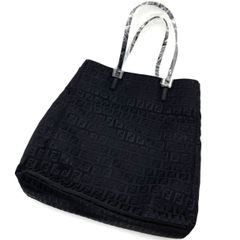 【K715】FENDI （フェンディ）/トートバッグ/ズッキーノ/黒