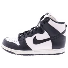 NIKE (ナイキ) DUNK HI RETRO ダンク レトロ ハイカットスニーカー ブラック/ホワイト US8.5/26.5cm 846813-002