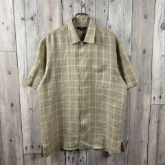 バーバリー 半袖 シャツ BURBERRY バーバリー ロンドン リネン 麻 半袖 シャツ NO4032 - メルカリ