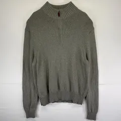 古着 ポロバイラルフローレン Polo by Ralph Lauren カシミヤニットセーター ハーフジップ トレーナー 大きいサイズ XXL  グレー メンズ