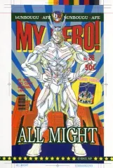【中古】ポストカード(キャラクター) オールマイト アメコミ風ポストカード 「僕のヒーローアカデミア×文房具カフェ2017」