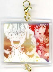 【中古】キーホルダー 甘露寺蜜璃(デザイン93) 「アニメ 鬼滅の刃 柱展 -そして無限城へ- 柱百景～絆アクリルチャーム15～ 甘露寺蜜璃」