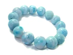 ラリマー ブレスレット 14mm パワーストーン ブレスレット メンズ レディース 天然石 数珠 アクセサリー