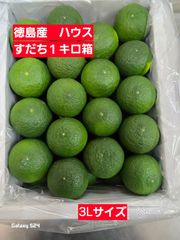 【徳島産】ハウスすだち　3L（36個詰）　生産者さん直の商品