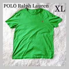 POLO Ralph Lauren ポロラルフローレン　Tシャツ　ワンポイント刺繍　刺繍　XL 緑