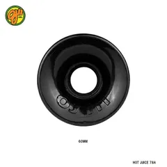 スケボー スケボー スケートボード ウィール 60mm クルーザー クルージング サーフスケート SKATEBOARD OJ WHEELS オジェー HOT JUICE 78A BLACK