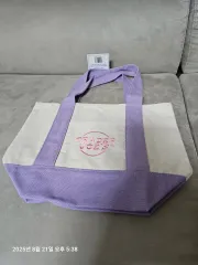 トレーダージョー ラベンダー ミニバッグ (新品)