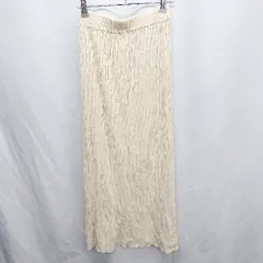 ◇ Θ Ungrid アングリッド ロング タイト スカート サイズF ベージュ レディース E  【1410290076750】